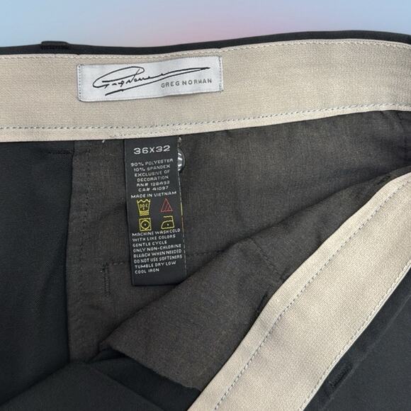 GREG NORMAN GOLF Men’s Black 36 x 32 Pant - Picture 4 of 4